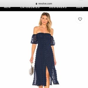 Tularosa Lori Dress in Navy